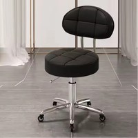 Fauteuil de Barbier en Métal Confortable de Haute Qualité pour Salon de Beauté et Salon de Massage