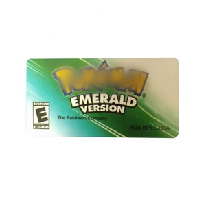 สติกเกอร์ตลับเกม FireRed LeafGreen Ruby Emerald Sapphire สำหรับเครื่องเกม GBA Gameboy Advance - Product Image 2