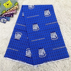 2025 Vải Dệt May Ankara Phi Polyester In Vải Cameroon Lập Pháp Cuộc Bầu Cử Duy Nhất In Sáp Với Biểu Tượng Tùy Chỉnh - Product Image 1