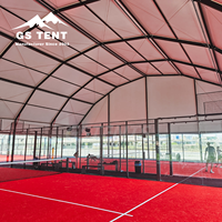 Tente de sport de polygone de 30m pour la couverture de court de palette ou le court de tennis