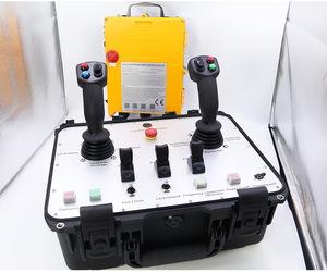 Trustworthy NMDZ-001 Wide Voltage IP67waterproof Joystick Hydraulic Kits Smart 5 Levers Remote Controller with Cable - Product Image 1