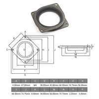 BulkMan3D haute qualité NEMA 23 moteur pas à pas 57 amortisseur métal et caoutchouc moteur pas à pas amortisseur de vibrations en gros