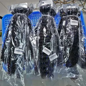 10A Rambut Mink Brasil Virgin, Mink Brasil Vendor Rambut Tanpa Diproses Virgin, Sampel Gratis Mink Brasil Virgin Bundel Rambut Manusia