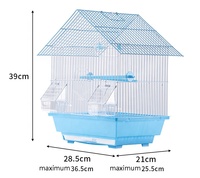 Petite Cage à Oiseaux Perroquets Wenniao Villa Perle, Cage à Oiseaux en Métal Art Fer, Fournitures et Cages pour Animaux