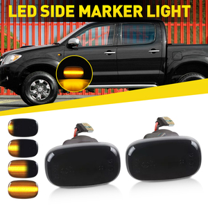ไฟเลี้ยวข้างแบบไหล Auxito Pair Flowing LED สำหรับ Toyota Hilux Corolla Lexus - Product Image 1