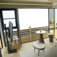 Maison conteneur pliable Royalstar L50 au design personnalisé, 40 pieds, assemblage rapide, maison modulaire préfabriquée pour hôtel et vie en plein air