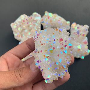 Toptan cilalı doğal kristal küme Reiki taş şifa melek <span class=keywords><strong>Aura</strong></span> kuvars taşlar için dekoratif hediye amaçlı - Product Image 2