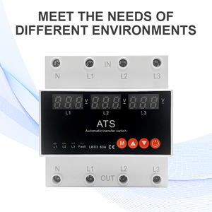 LUZRO 63A 380V ayarlanabilir aşırı gerilim düşük gerilim koruyucu ev otomatik kurtarma koruma cihazı sıfırlama özelliği - Product Image 5