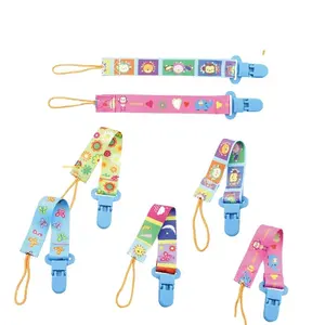 Bbean Multifunctionele Anti-Drop Touw Fancy Stof Vaste Bijtring Baby Plastic Fopspeen Clip