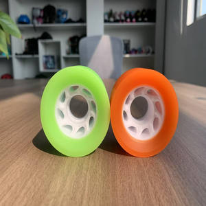 Roues en PU 90A personnalisées <span class=keywords><strong>pour</strong></span> l'extérieur, fabriquées par YSMLE, roues de haute qualité de 62 mm x 36 mm <span class=keywords><strong>pour</strong></span> patins à roulettes - Product Image 3