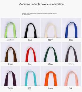 بيع بالجملة حقيبة حمل قماشية للتسوق قابلة لإعادة الاستخدام مع شعار مطبوع حسب الطلب - Product Image 6