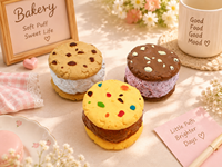 Jouet Squishy en forme de sandwich à montée lente en PU, mignon, réaliste, doux au toucher, anti-stress