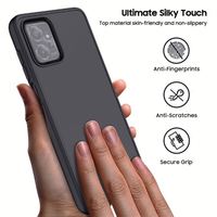 Funda Protectora para Teléfono Celular Motorola Moto G Power 5G 2023, Resistente a Impactos, de TPU y PC Grueso de Alta Calidad, Color Negro, Diseño Moderno
