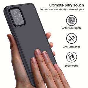เคสโทรศัพท์มือถือแบบหนา PC สีดำผิว TPU สำหรับ Motorola Moto G Power 5G ฝาครอบป้องกันมือถือ2023 - Product Image 5