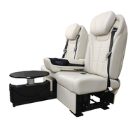 ANSHI VIP RV VAN Motorhome tempat tidur Sofa elektrik mobil modifikasi mewah Toyota Innova Seat untuk Toyota Hiace dengan meja