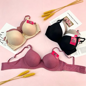 <span class=keywords><strong>Reggiseno</strong></span> con Ferretto <span class=keywords><strong>Imbottito</strong></span> Spesso Modello YWB024 da 1,5 Dollari, con Logo Personalizzato, Coppe Lisce, Push-up Effetto Lifting, Taglie Forti 38-44, per Donne Europee - Product Image 4