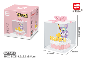 Commercio all'ingrosso intelligente di plastica Set di blocchi di costruzione <span class=keywords><strong>cartoni</strong></span> animati ed educativi giocattoli di assemblaggio per bambini modello giocattolo stile - Product Image 3