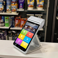 Terminal POS Android PH-91 con Pantalla Táctil de 5.5 Pulgadas, 4G, Impresora Térmica de 70 mm, Bluetooth, NFC para Gestión de Minoristas