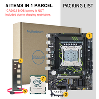 NOUVEAU Kit combiné PC de bureau X99 avec SSD M.2, WiFi, SATA 3.0, 4x RAM DDR3 ECC, processeur Intel Xeon E5 2686 V4, carte mère X99