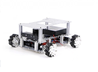 R550 MEC Plus 24V Batterie Mecanum ROS Châssis Robot avec SLAM LiDAR Mapping Multi-ROS Support Fabriqué en Chine
