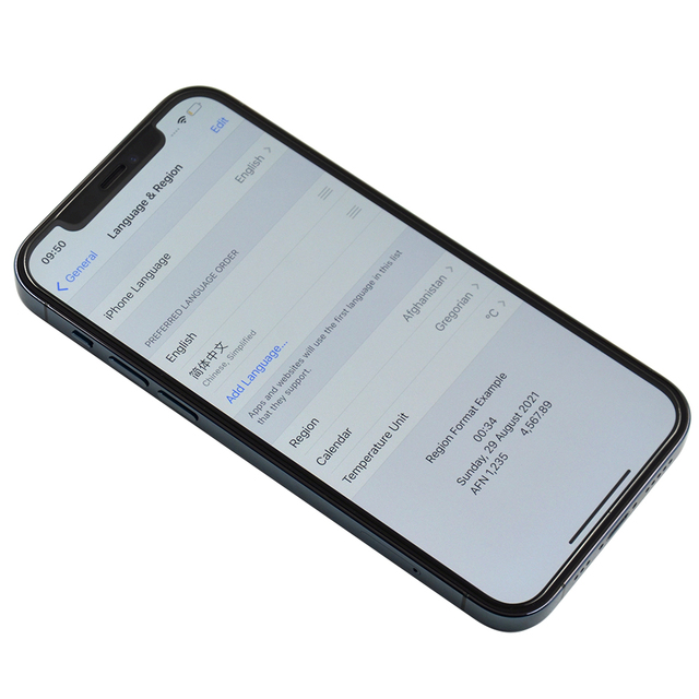 Korea Market for iPhone 12 Pro Max Anti-bacterial Low Reflective Anti Glare Tempered Glass Matte Screen Protector Film