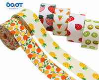 Motif de fruits, bande de tissu pressé, bandeau, ruban tissé, accessoire de cheveux d'arc fait à la main, matériel de pince à cheveux, accessoires, ruban
