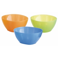 Ensemble de bols en plastique multicolores pour soupe, petits bols, assiettes, vaisselle, saladier rond en plastique