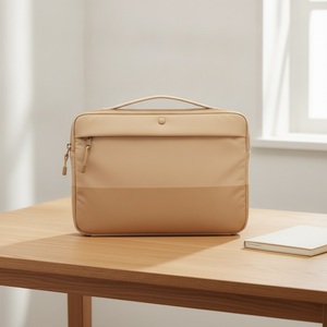 Funda Acolchada para Portátil de 13-14 Pulgadas con Cremallera de Tres Lados, Asa Empotrada, Nylon, Bajo MOQ, Venta al por Mayor, Hecho en Taiwán - Product Image 3