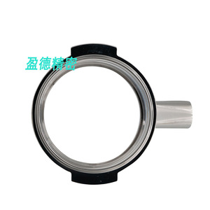 Portafiltro Evershine de acero inoxidable con mango roscado de 58 mm para máquina de café espresso - Product Image 2