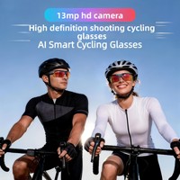 Lunettes intelligentes de ski et de cyclisme tout-terrain transfrontalières avec caméra, traduction photo, protection contre le vent et assistant vocal IA
