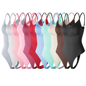 促销高压缩塑身衣彩色紧身衣丁字裤加尺寸塑身衣压缩紧身衣 - Product Image 2