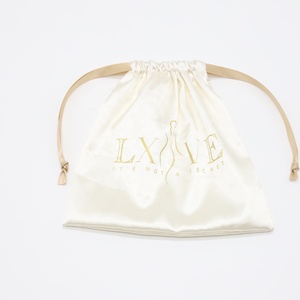 Custom Logo Printed Silk Gift Jewelry Drawstring <b>Bags</b> Soft Luxury Silk Satin Underwear Packaging <b>Dust</b> Pouch - Product Image 5