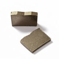 SS-S102 OEM Pièces d'outils électriques polies, segments diamantés en forme de B 24*19/20*3.3mm pour la découpe du granit, pour lame de scie à granit