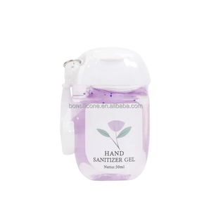 Gel Desinfectante de Manos sin Agua con Glicerina Antibacterial a Base de Químicos, con Aroma, 30 ml, con Mosquetón y Jabón de Manos - Product Image 5
