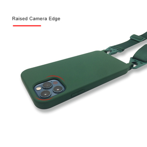 Lieko Dệt Phẳng Dây Buộc Dây Đeo Modular Vòng Cổ Cổ Dây Silicone Crossbody Điện Thoại Di Động Trường Hợp Đối Với iPhone 12 13 14 15 16 Pro Max - Product Image 4