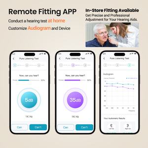 2025 Novo Durável Digital Programável Mini Aparelho Auditivo Recarregável 50 Canais RIC Ear Devices para Pessoas Surdas - Product Image 2