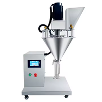 Machine d'emballage semi-automatique de distributeur de poudre de farine avec la machine de remplissage de poudre de dosage de tarière