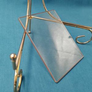 Feuille de verre céramique transparente personnalisée bon marché de 4 mm/5 mm pour observation du feu, avec une bonne résistance, verre de vision anti-feu pour cheminée - Product Image 5