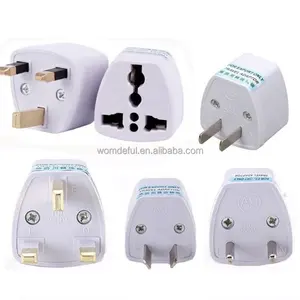 Universal Multi function UK US AU to EU AC Power Socket Plug AC250V 10A Travel Electrical Charger Adapter Converter for Travel