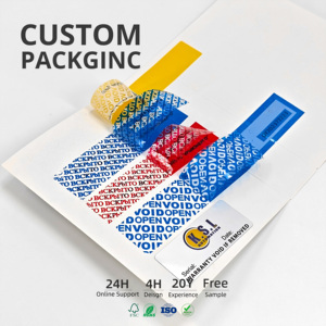 Tamper Bằng Chứng Con Dấu Nhãn Lớp Phủ Ba Chiều Nối Tiếp Mã Số An Ninh Sticker Dính Trong Suốt Tùy Chỉnh Bao Bì Lá - Product Image 1