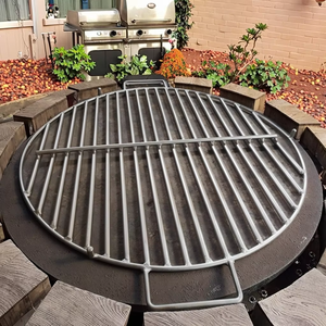 Moderner Tragbarer YIJIE Pulverbeschichteter Edelstahl 304 Runder Holzkohlegrill für Outdoor-Feuerstelle und Kochen - Product Image 5