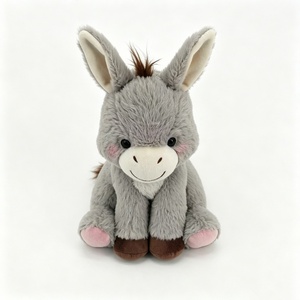 Peluche de animal de granja personalizado, lindo peluche de burro - Product Image 4