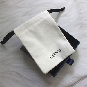 Sacs à poussière en toile de coton biologique biodégradable certifiés GOTS, personnalisables avec logo et impression, vente en gros à prix réduit - Product Image 3