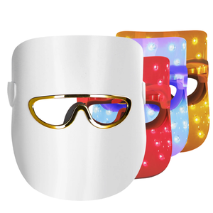 Masker Terapi LED Medis Langsung |   Perangkat Perawatan Wajah Rumahan 4-in-1 400mAh Isi Ulang 3 Warna Pelindung Mata ABS+PET Light Guide - Product Image 1