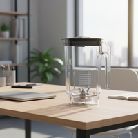 LEHEHE/Lehohoh HZ-300 Accessoires pour machine à smoothies commerciale, Bol de mixeur multifonctionnel, Bol de robot culinaire, Support de bol, Récipient