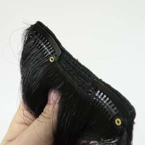 Extensions de cheveux humains yaki clip ins pour les femmes noires de cheveux humains Vietnam - Product Image 4