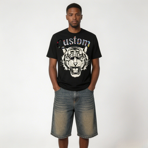 Camisetas de Algodón de Alta Calidad para Hombre, Camisetas Extra Grandes y Resistentes, Camisetas Personalizadas con Estampado para Hombre - Product Image 1