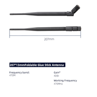 Antenne en caoutchouc HONGXIN SMA Mâle 490 MHz, antenne fouet haute sensibilité pour routeur sans fil, module radio, télémétrie, vente chaude