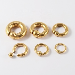 8G-00G Extenseur d'<span class=keywords><strong>oreille</strong></span> en acier chirurgical Anneaux de piercing corporel Grand calibre BCR Boules de perles captives Lourdes Vente en gros pour l'utilisation de bijoux - Product Image 5