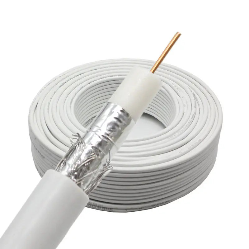 RG6 coaxial low loss 75 OHM coax cable RG6 coaxial cable
